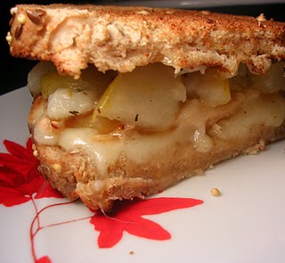 Chicken-Thyme-Pear-Brie Sandwich