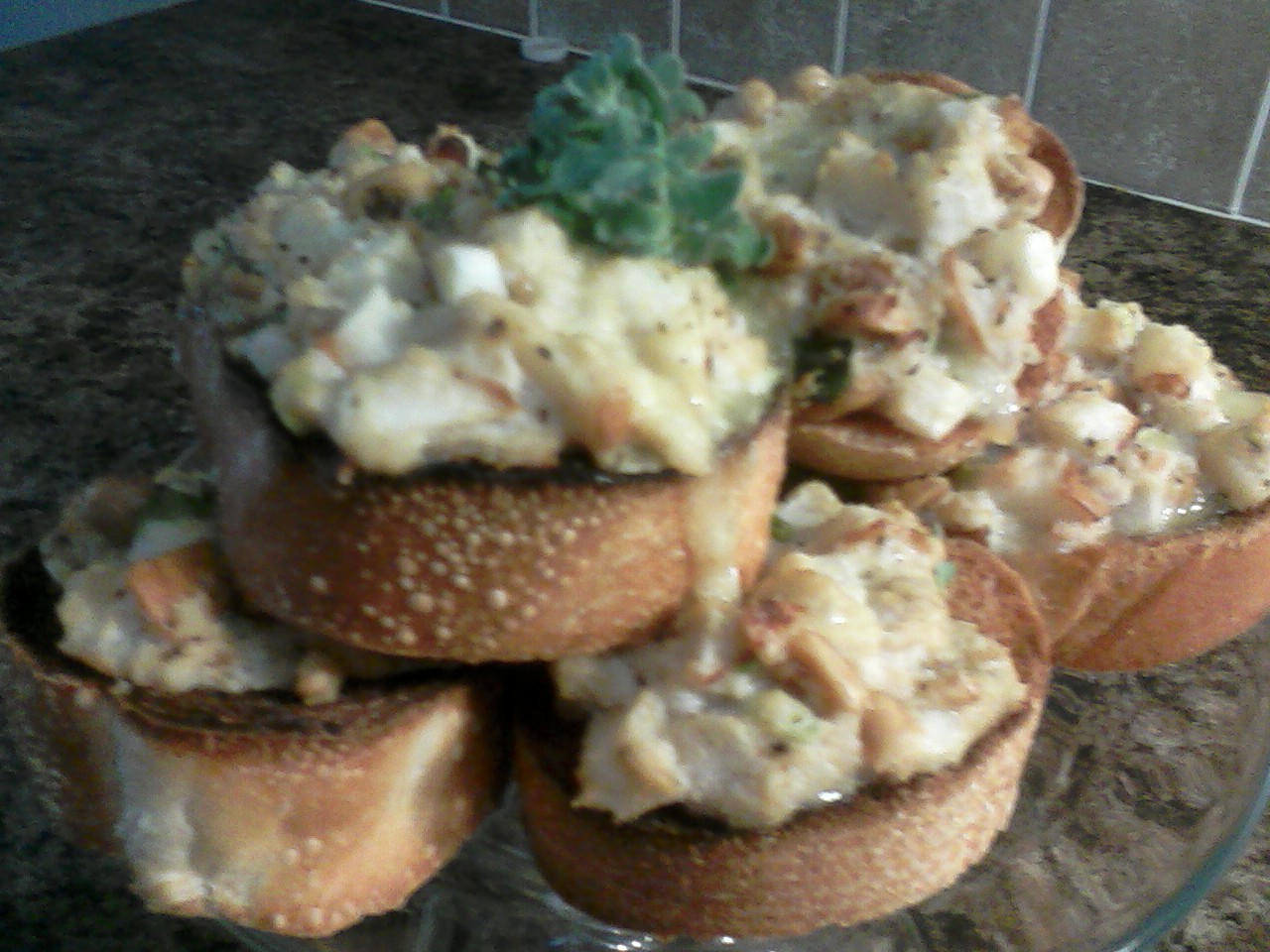 Pear Bacon and Brie Crust....eenies