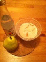 Pear & Rose Pudding