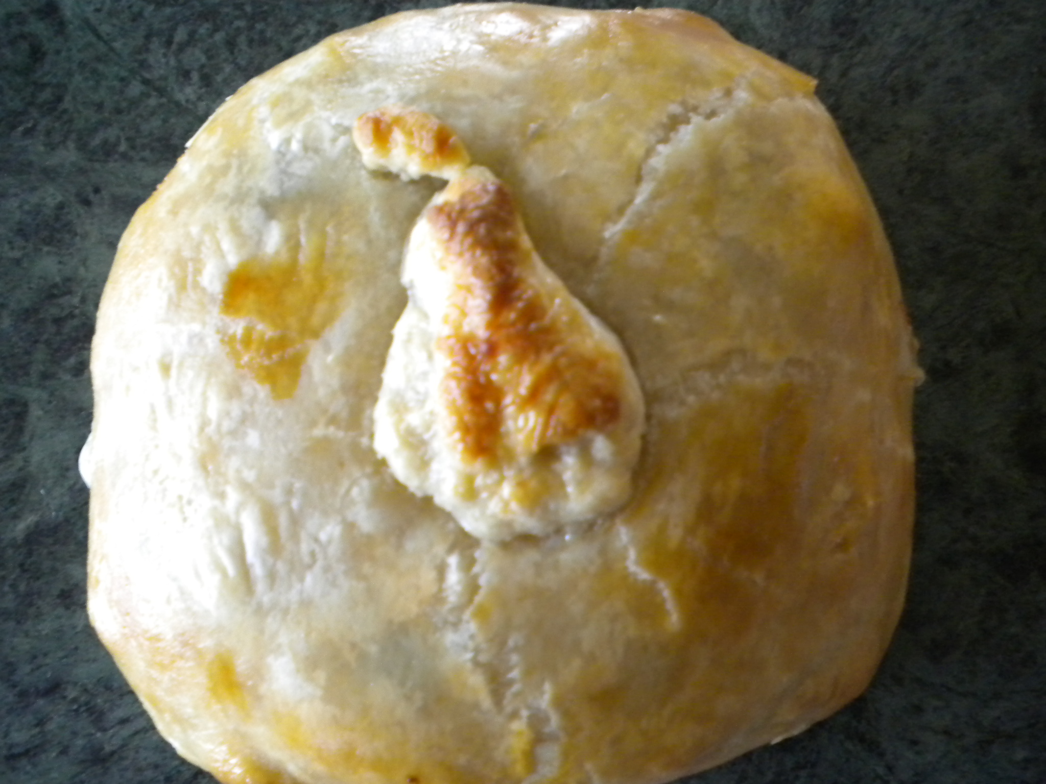 Retro Pear and Brie En Croute