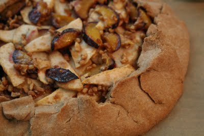 Whole Wheat Pear and Plum Free Form Pastry