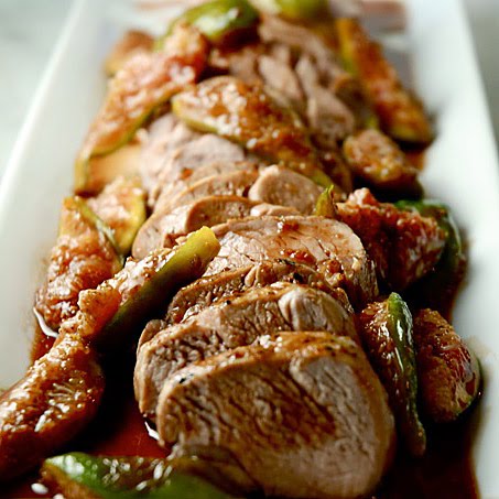 Roasted Pork Tenderloin with Fresh Fig Sauce