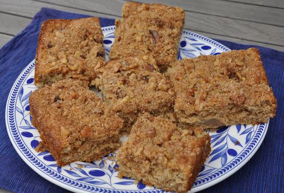 Pear-Filled Cowboy Coffee Cake