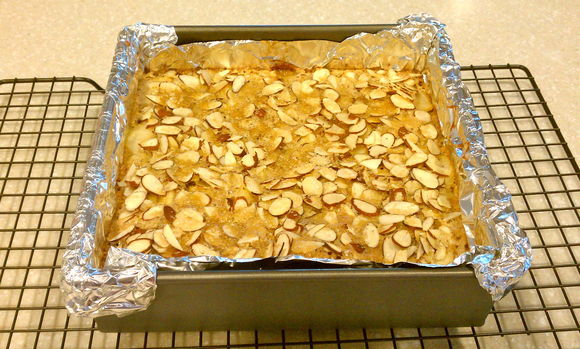 Pear Almond Shortbread Bars