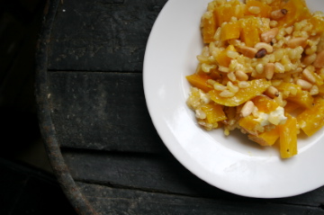 Brown Rice and Golden Beet Salad