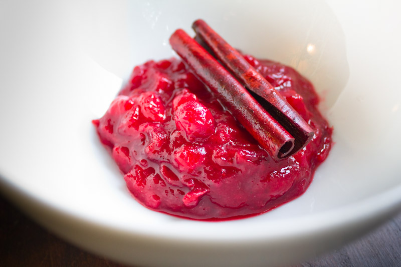 Spiced Cranberry, Pear and Ginger Sauce