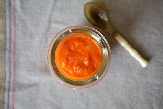 Jean Anderson's Sweet Red Pepper Paste <br>(Massa de Pimentão) 