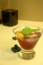 Blueberry Liquor & Blueberry Smash
