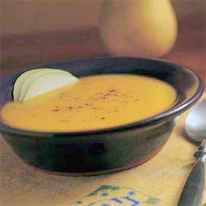 Curried Butternut Squash and Pear Bisque