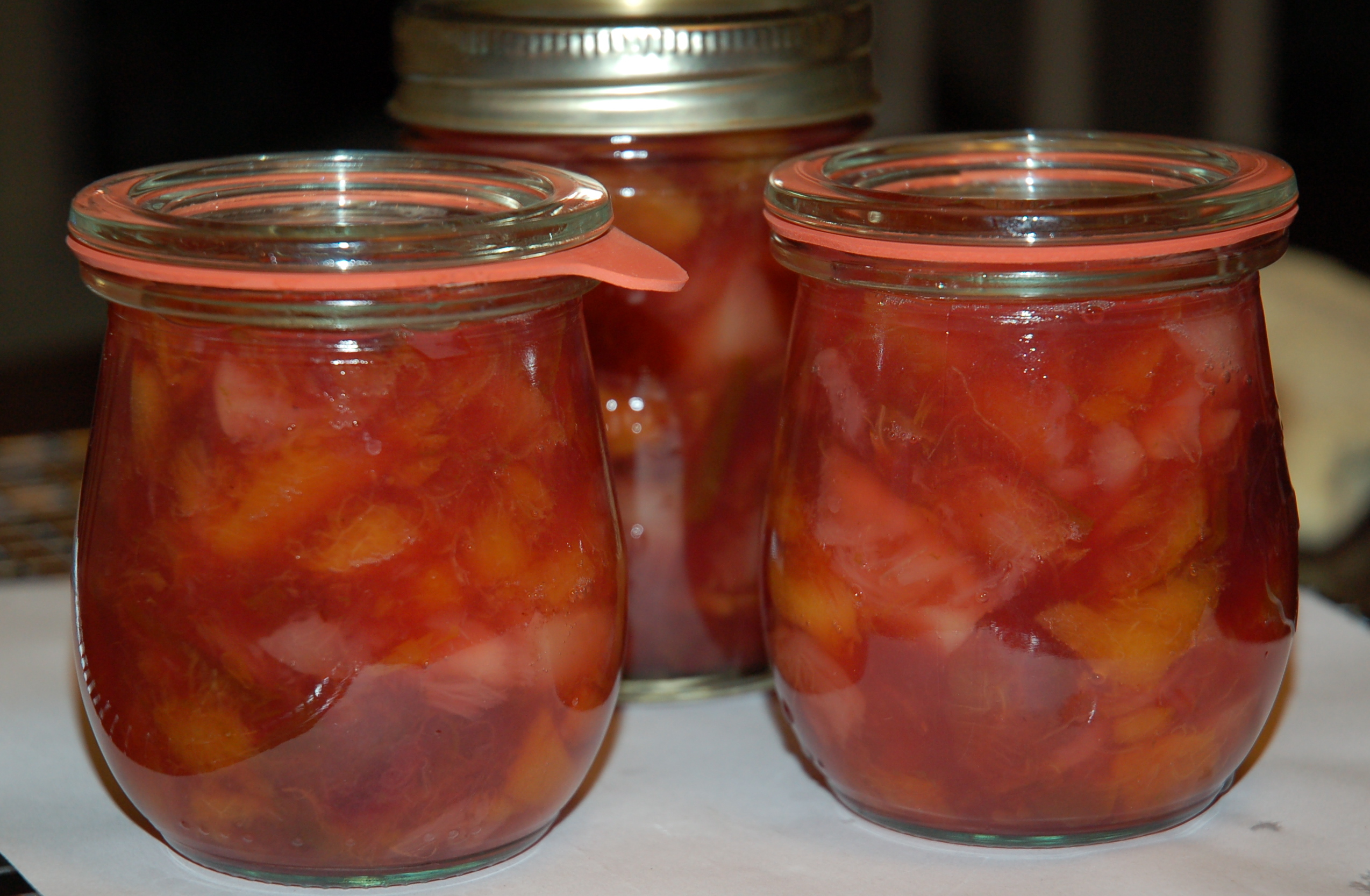 Peach-Plum-Lime-Ginger Jam