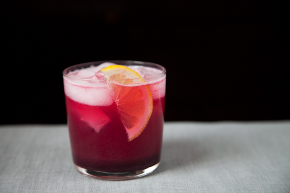 Concord Grape and Lemon Soda