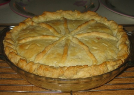 Kohlrabi-Bacon Pie