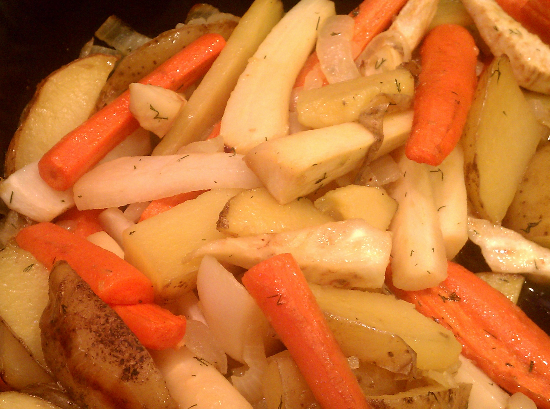 Chicken Soup Roast Vegetables