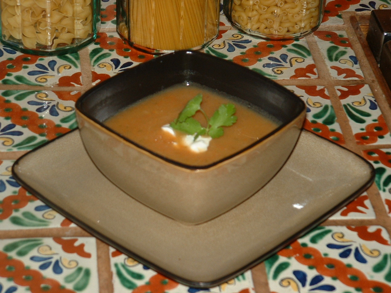 Carrot, Chile and Cilantro Soup