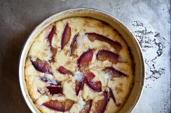 Ricotta and Plum Tartlets 
