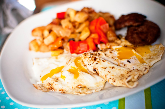 Sweet Red Pepper & Potato Hash