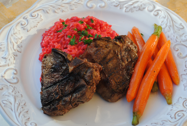 Pickled Beet Risotto