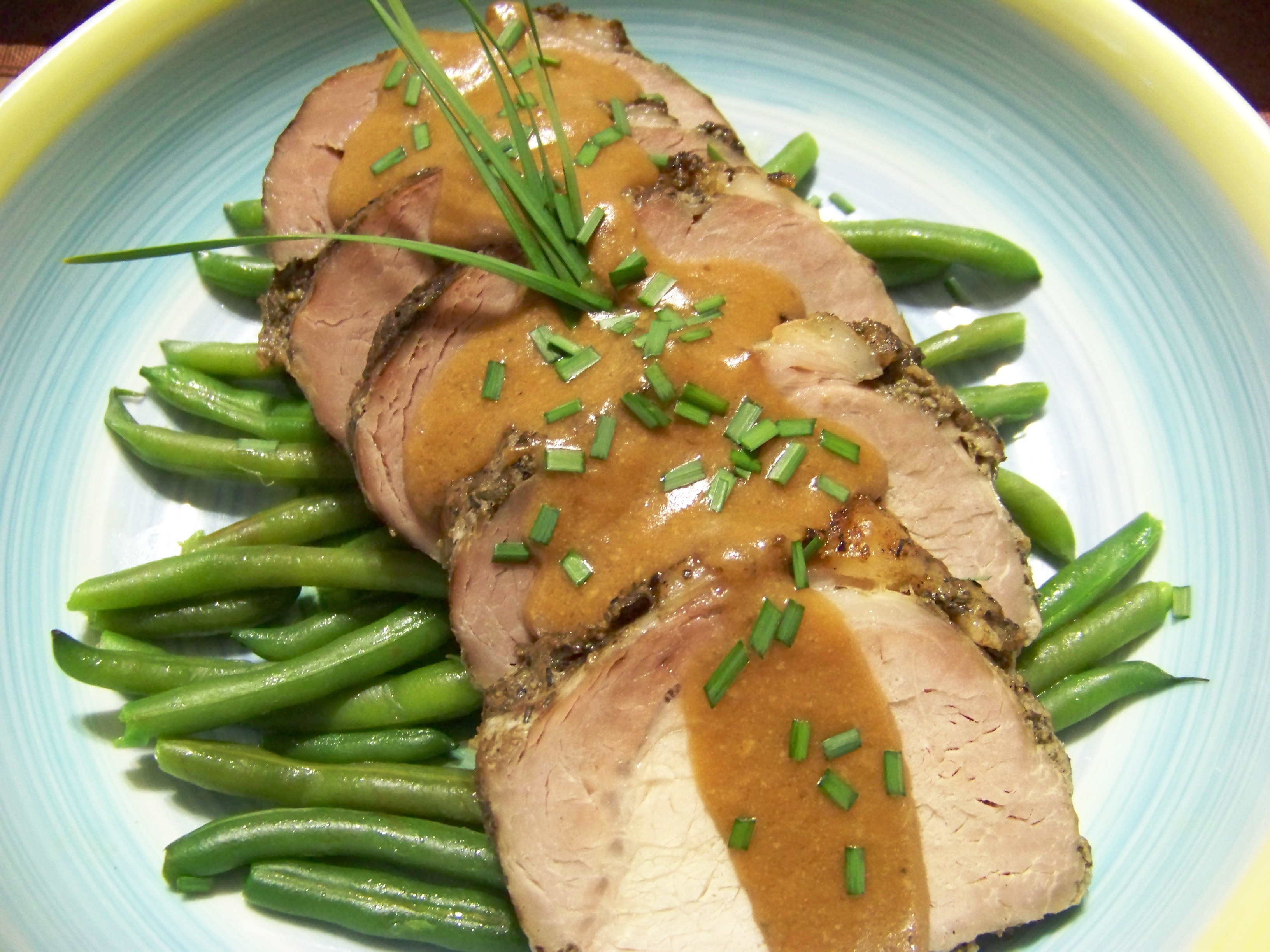 Pork Loin, the Julia Child way (sort of)