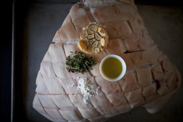 New Year's Day Fresh Ham
