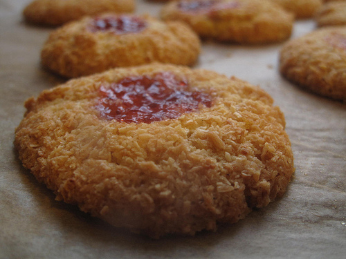 Coconut Jam Drops