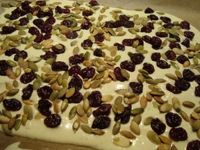 White Chocolate Holiday Bark