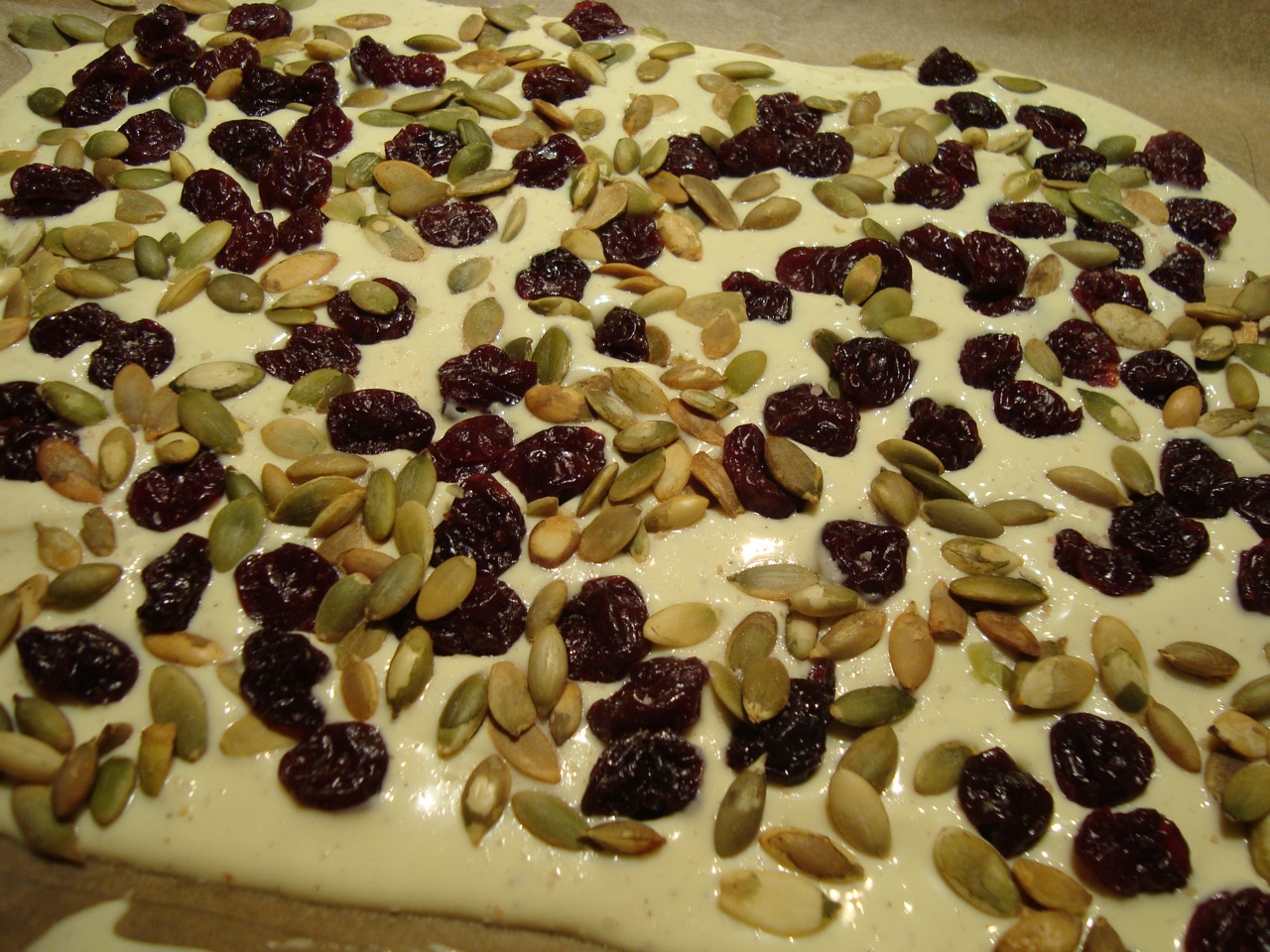 White Chocolate Holiday Bark