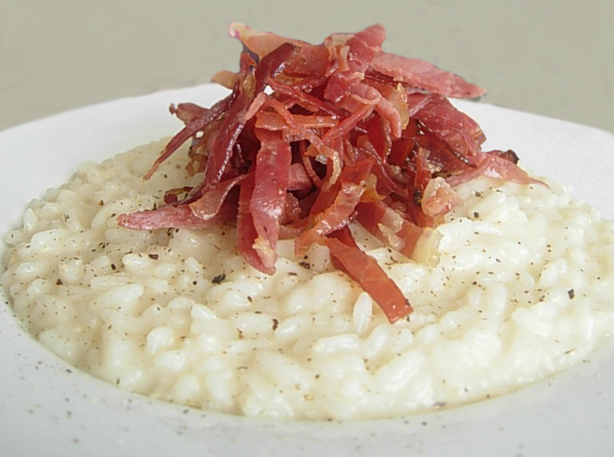 Robiola and Crispy Speck Risotto