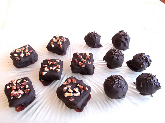 Spiced Dried Fruit Chocolates