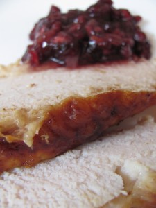 Cumin Turkey Breast with Pomegranate Sauce