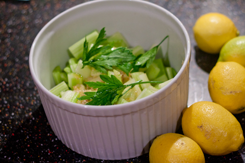Celery Anchovy Salad