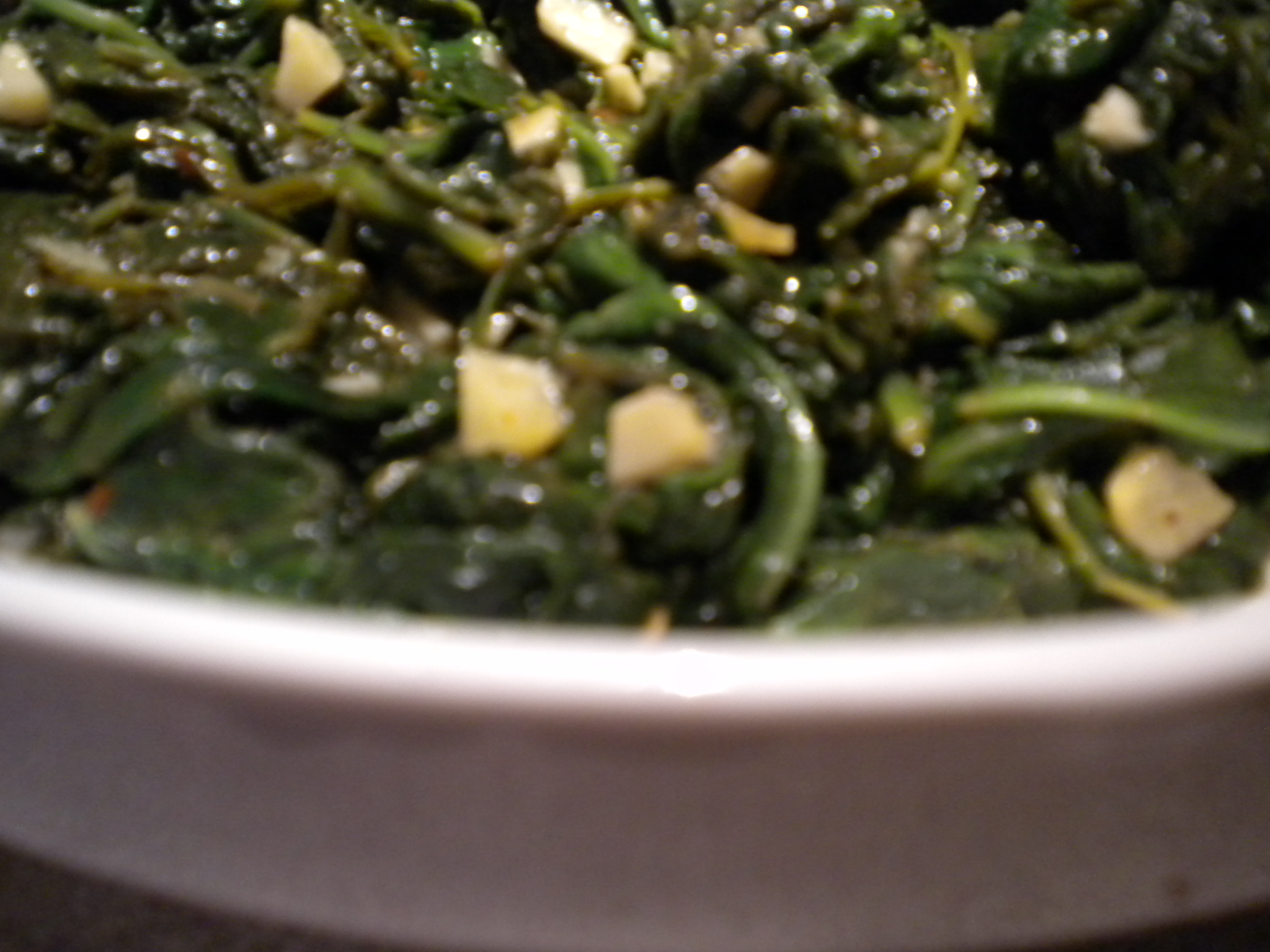 Easy Weeknight Lemony Garlic Spinach