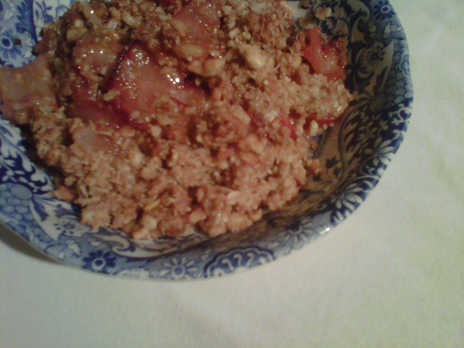 Apple, Pear and Pinenut Crisp