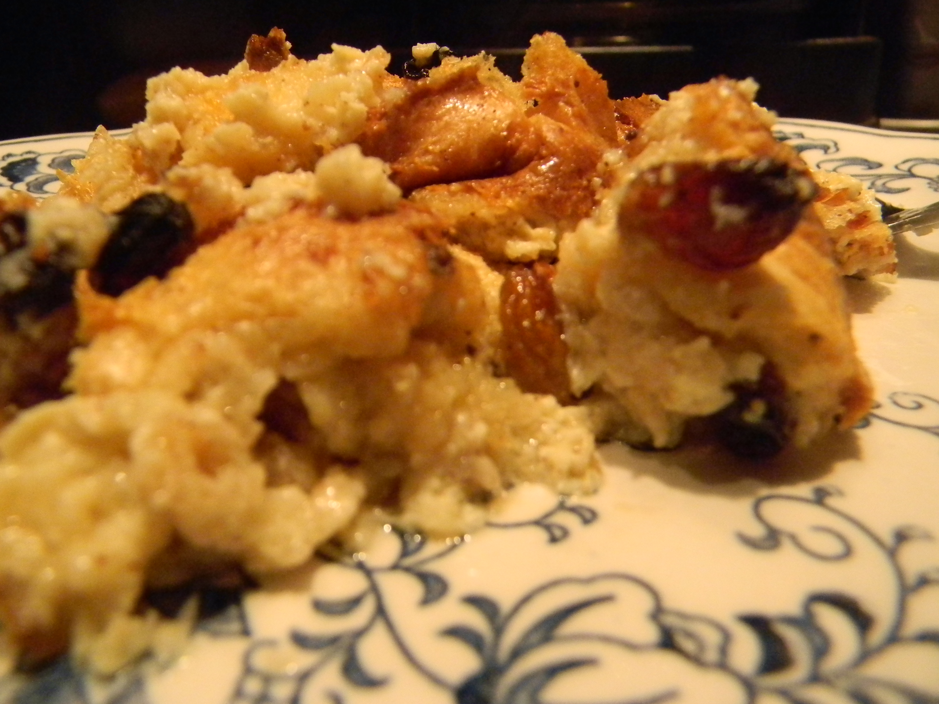 Candy Cap Bread Pudding