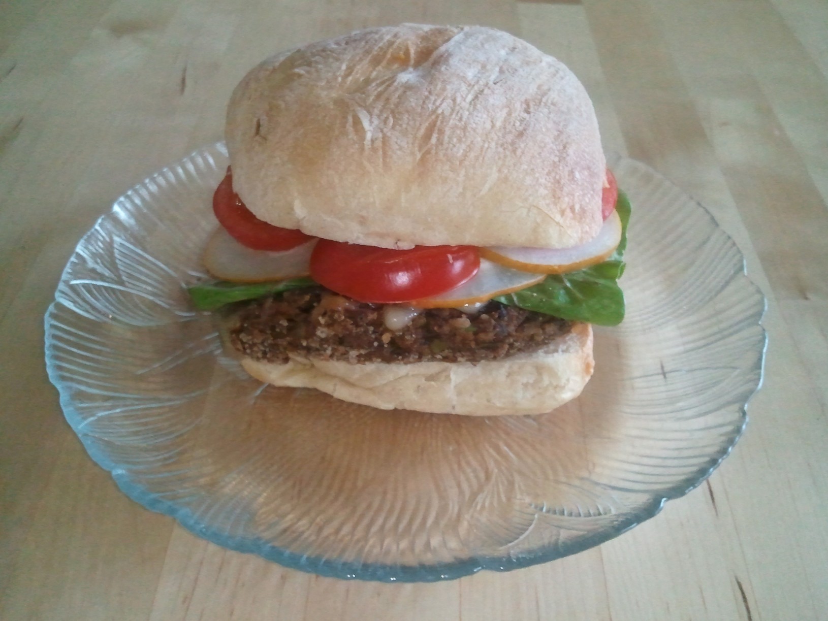 Tempeh-Black Bean-Walnut Patties