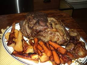 Sunday Supper-part 2  "Beef Pot Roast" with crispy potatoes