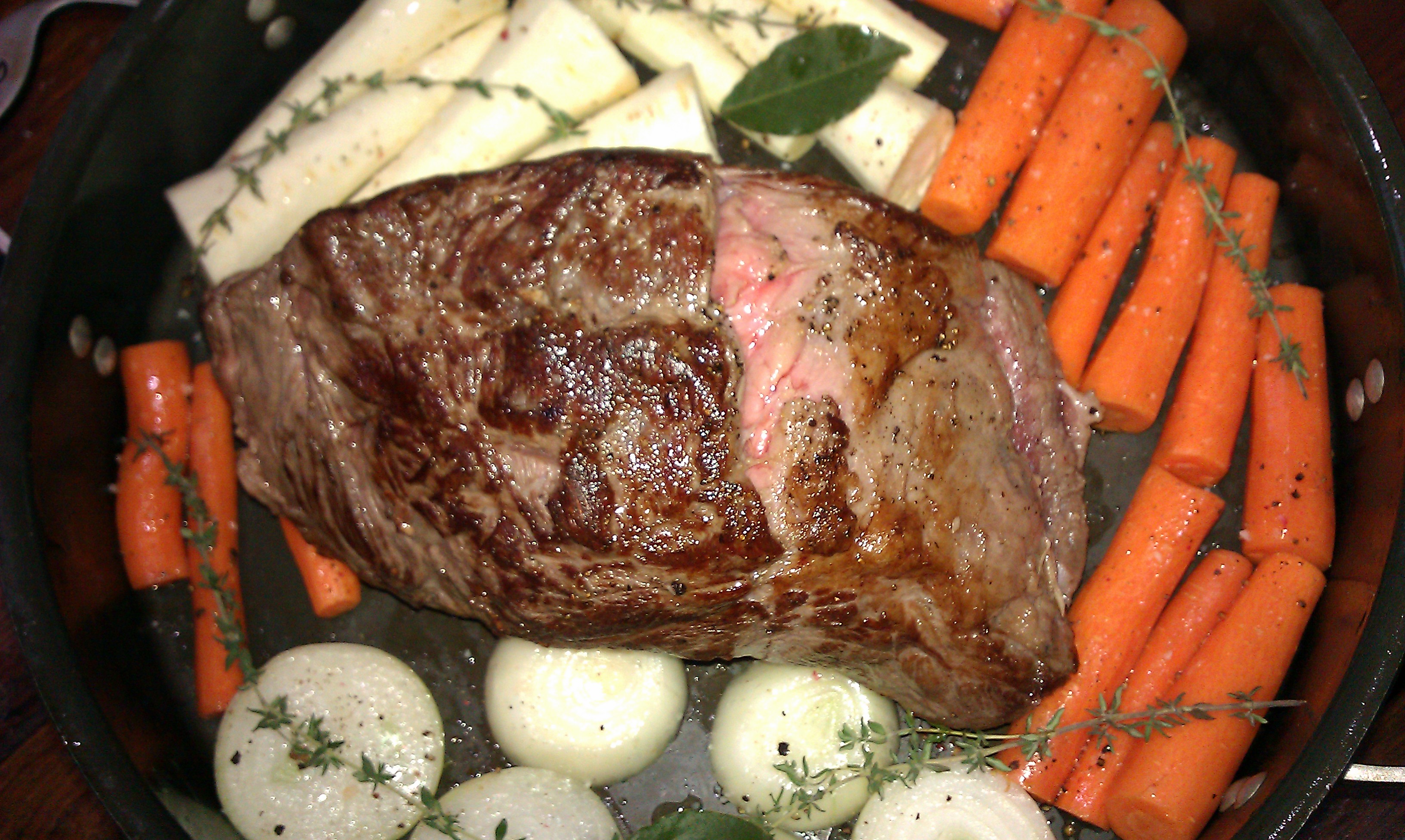 Sunday Supper-part 2  "Beef Pot Roast" with crispy potatoes