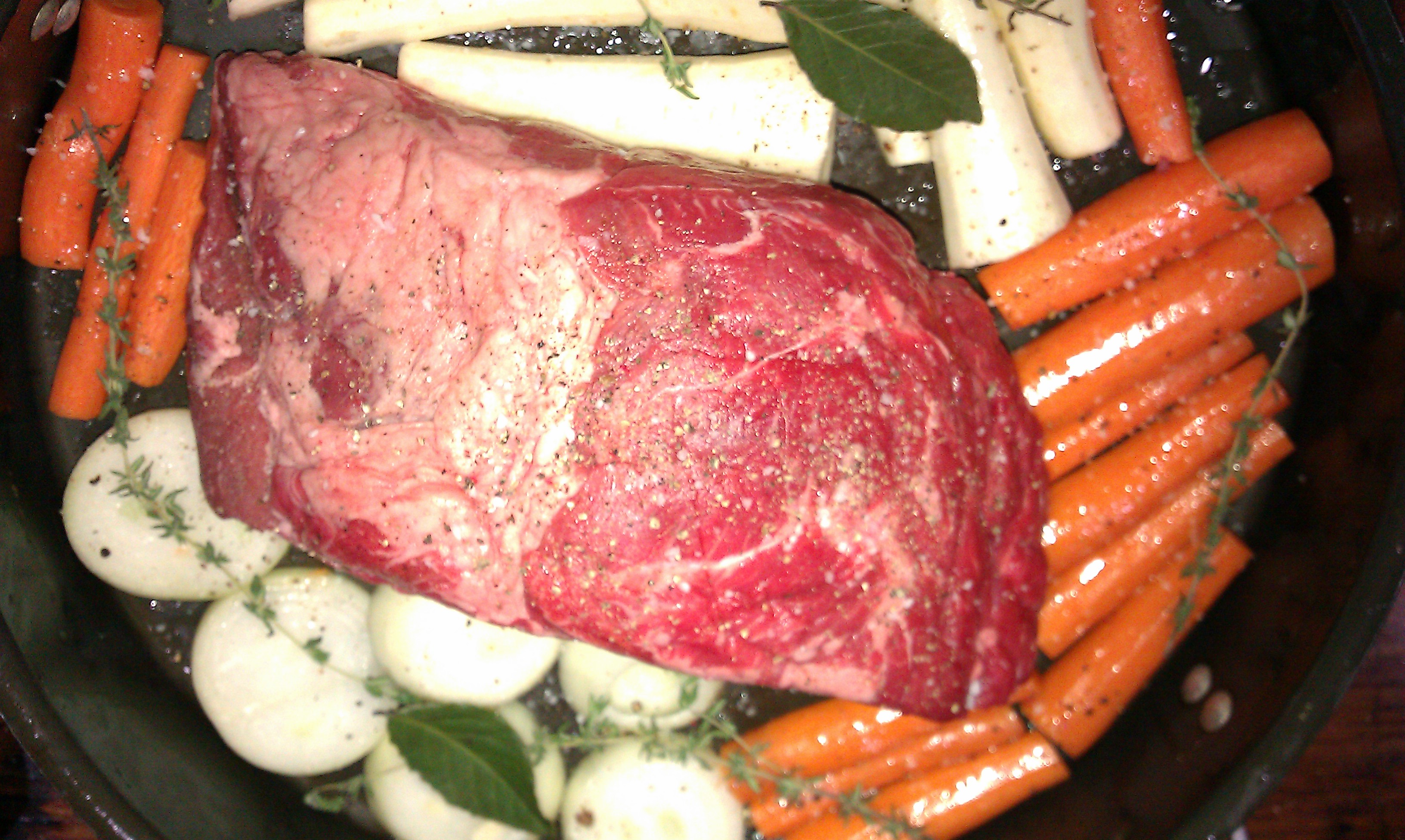 Sunday Supper-part 2  "Beef Pot Roast" with crispy potatoes