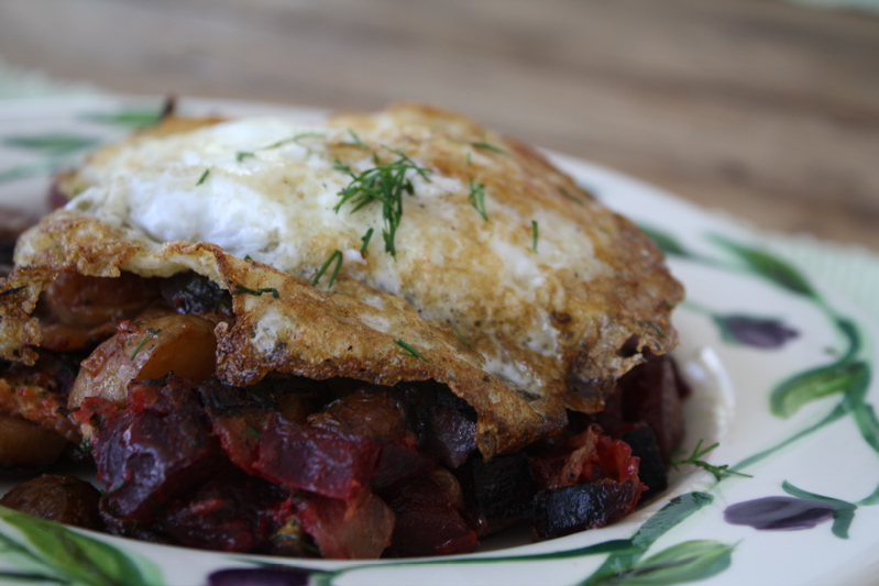 Red, White, and Blue Flannel Hash