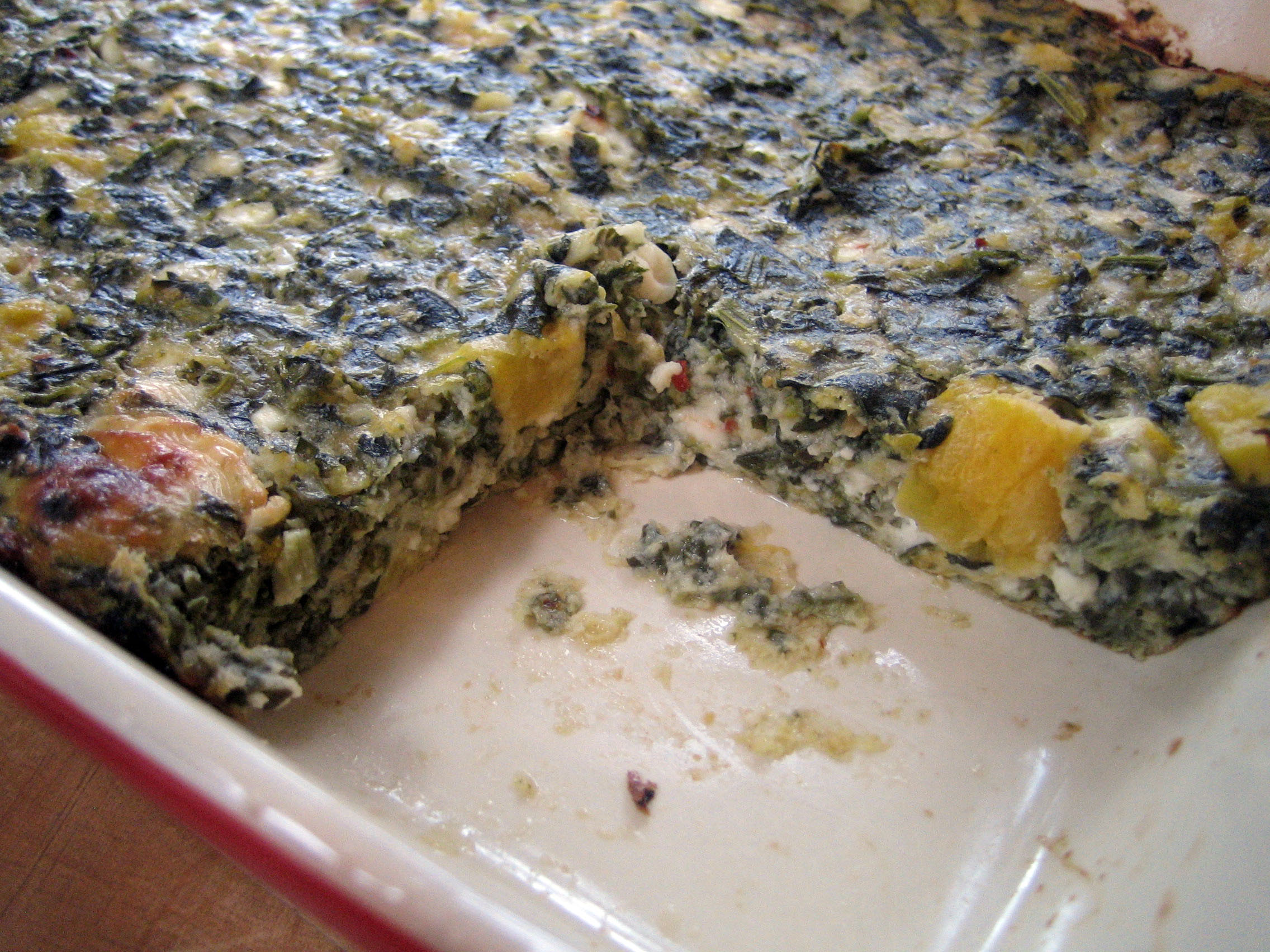 Spinach Cheese Bake