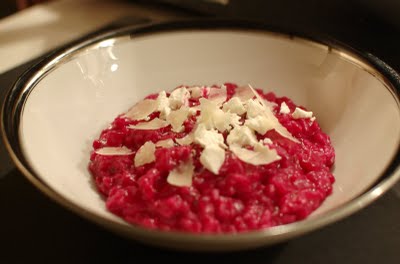 Beet and Goat Cheese Risotto