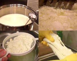 Making-fresh-homemade-mozzarella