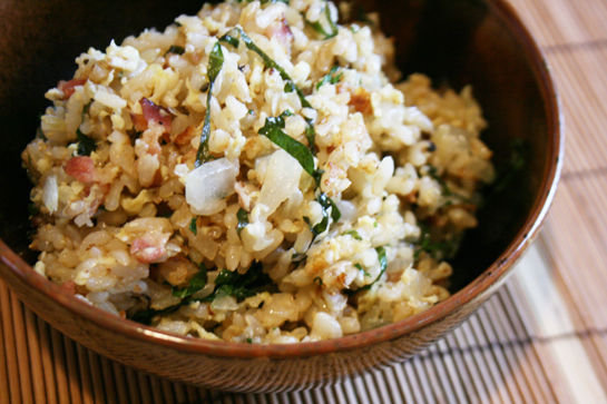 Bacon and Shiso Fried Rice