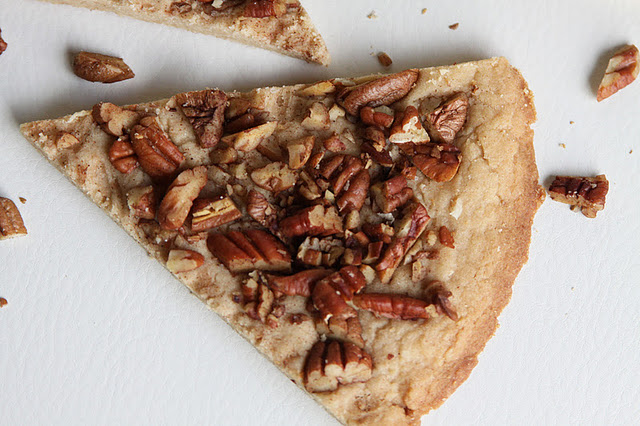 Sweet and Salty Toasted Pecan Shortbread