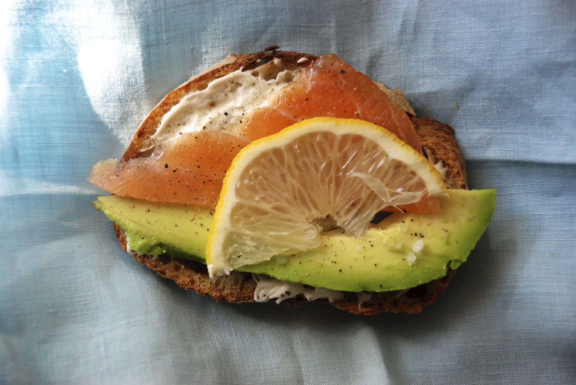 Salmon and Avocado Toasts