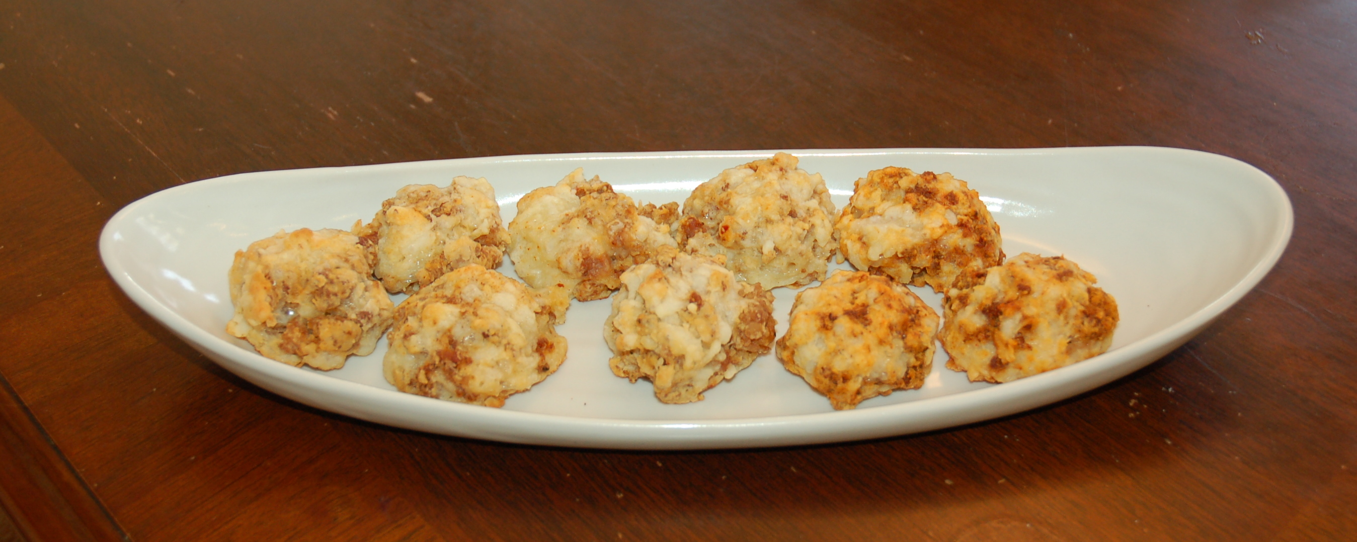 Louisiana Cheese and Sausage Balls