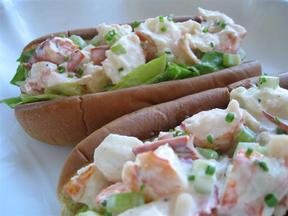 New England Lobster Rolls with Lemon Chive Mayonnaise