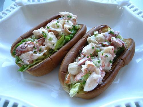 New England Lobster Rolls with Lemon Chive Mayonnaise