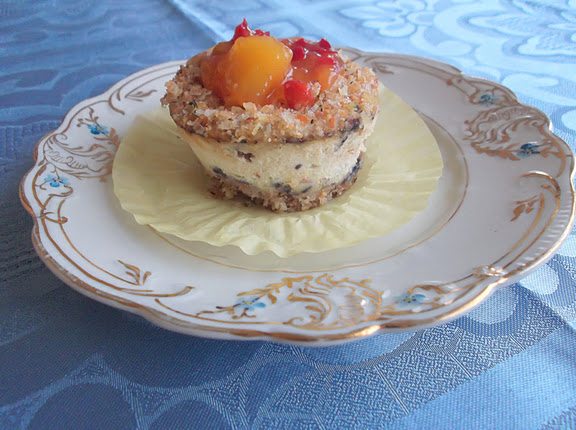 Mini Bacon, Pepper and Herb Cheesecakes