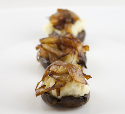 Mashed Potato Stuffed Mushrooms