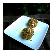 Smoked Trout Meatball with Lemon Cream Sauce